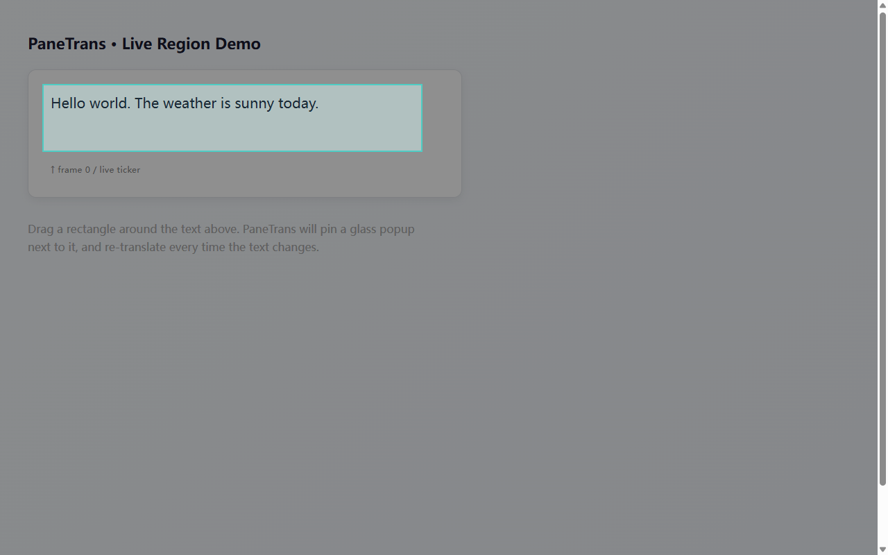 Drag-select overlay